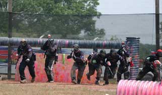 Paintball Netting Course