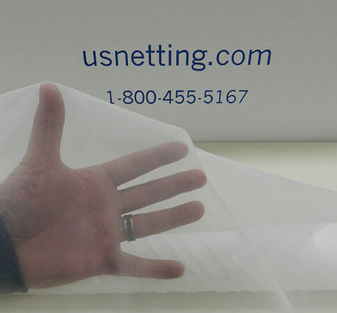 White mosquito netting