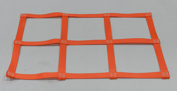 Polypropylene webbing netting material