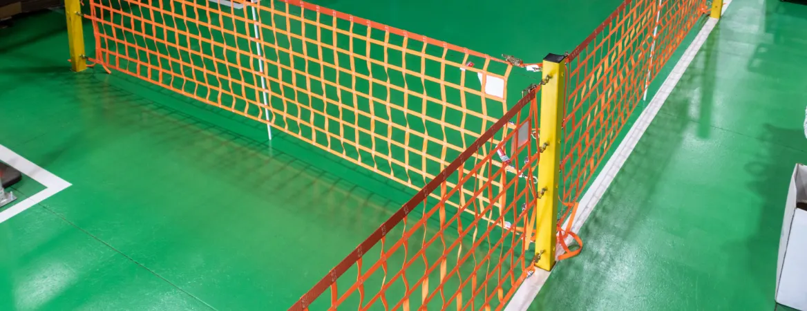 Protective Bollard Net System