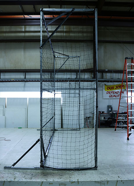Side View of Protective Frame