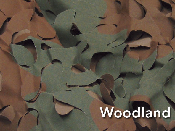 Basic woodland camo netting