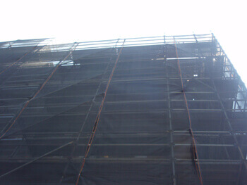 Debris Netting from Below