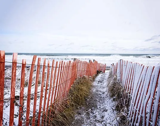 Wooden Snow Fence
