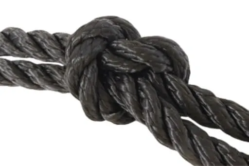Close up picture of a slip knot.