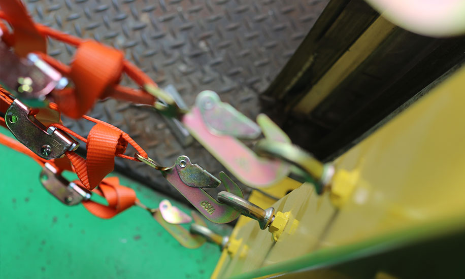 Post Mounted Loading Dock Safety Net