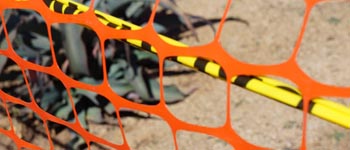 Warning Barrier Fence