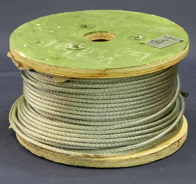 1/4" Galvanized 7 x 19 Aircraft Cable