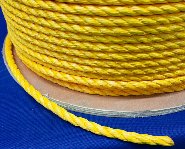 Light Duty Pull Line | Yellow Polypropylene Rope & Light Duty Pulling