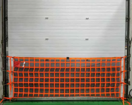 48" Tall Loading Dock Safety Net with Debris Liner