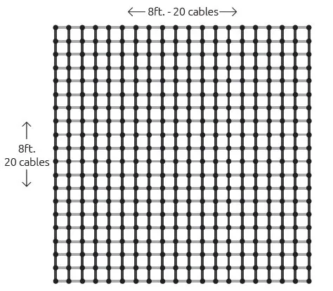 4-inch mesh size diagram