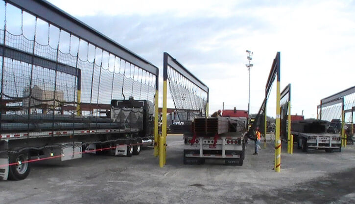Custom Flatbed Truck Cargo Netting