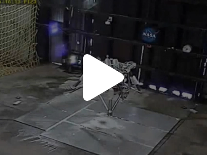 NASA Lunar Module Barrier Net Testing Video thumbnail